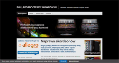 Desktop Screenshot of naprawaakordeonow.pl